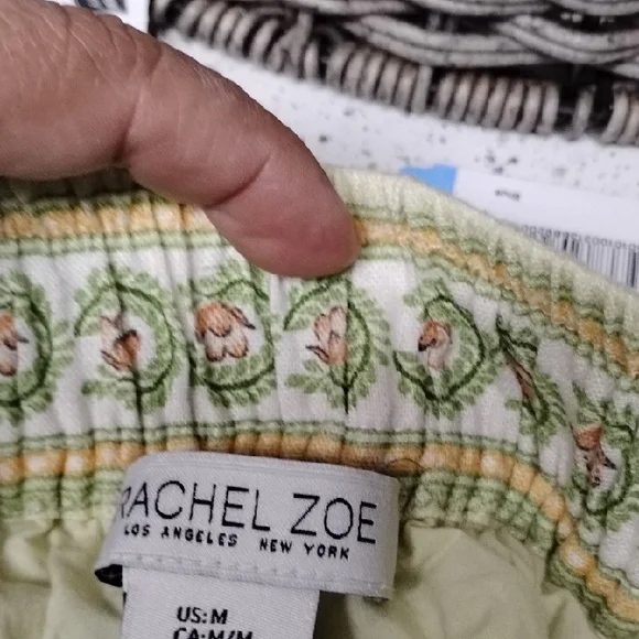 Rachel Zoe Floral Maxi Skirt in Cream and Green - Picture 2 of 15